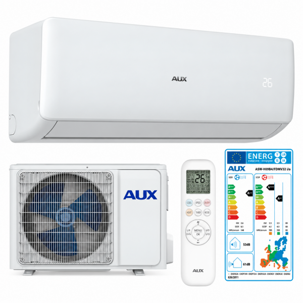 AUX Freedom 2 Eco ASW-H09B4/FDMV32 9.000 BTU Inverter A++/A+++ R32